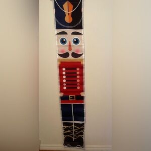 Nutcracker Christmas‎ Banner With LED String Lights Lot Of 2 (71”x12”)